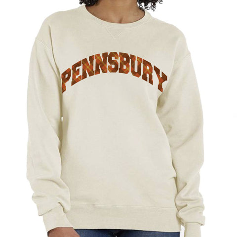 Pennsbury Fall Plaid Preppy Crewneck Sweatshirt